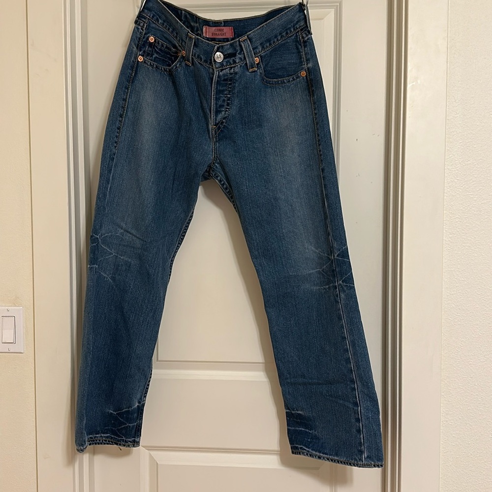 Vintage 2000s Levi’s Iconic Straight Type 1 Jeans 34x 30
